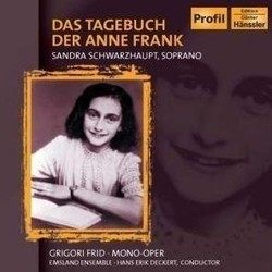 Das Tagebuch der Anne Frank Ścieżka dźwiękowa (Grigory Fried) - Okładka CD