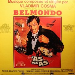 L'As des As Colonna sonora (Vladimir Cosma) - Copertina posteriore CD