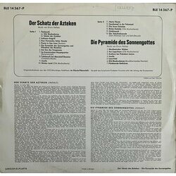 Der Schatz der Azteken / Die Pyramide des Sonnengottes Soundtrack (Erwin Halletz) - CD Back cover