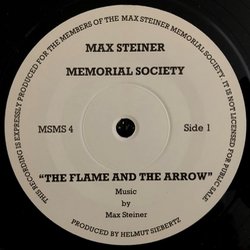 The Flame and the Arrow サウンドトラック (Max Steiner) - CDインレイ