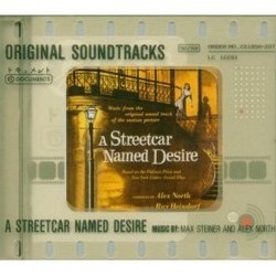 A Streetcar Named Desire サウンドトラック (Alex North, Max Steiner) - CDカバー