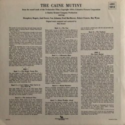 The Caine Mutiny Soundtrack (Max Steiner) - CD Back cover
