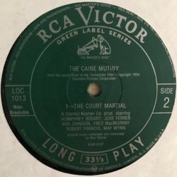 The Caine Mutiny サウンドトラック (Max Steiner) - CDインレイ