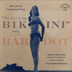The Girl in the Bikini Soundtrack (Jean Yatove) - CD cover