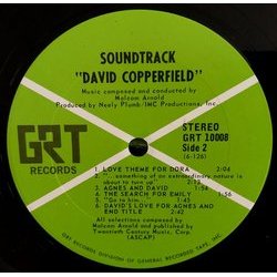David Copperfield Ścieżka dźwiękowa (Malcolm Arnold) - wkład CD