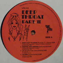 Deep Throat: Part II Bande Originale (Lou Argese, Tony Bruno) - cd-inlay