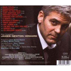 Michael Clayton Soundtrack (James Newton Howard) - CD Back cover