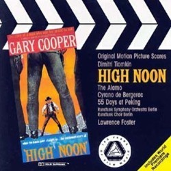 High Noon サウンドトラック (Dimitri Tiomkin) - CDカバー