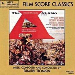 The Alamo サウンドトラック (Dimitri Tiomkin) - CDカバー
