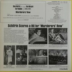 Murderers' Row Colonna sonora (Lalo Schifrin) - Copertina posteriore CD