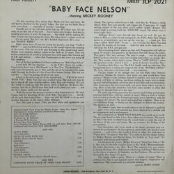 Baby Face Nelson Ścieżka dźwiękowa (Van Alexander) - Tylna strona okladki plyty CD