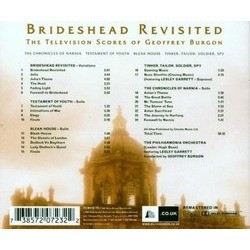 Brideshead Revisited Trilha sonora (Geoffrey Burgon) - CD capa traseira
