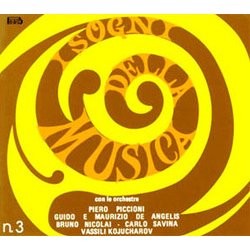 I Sogni della Musica n.3 声带 (G.& M. De Angelis, Bruno Nicolai, Piero Piccioni, Carlo Savina, Vasco Vassil Kojucharov) - CD封面