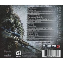 Sniper: Ghost Warrior 2 Bande Originale (Michal Cielecki) - CD Arrire