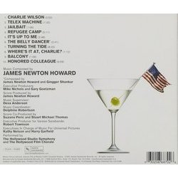 Charlie Wilson's War サウンドトラック (James Newton Howard) - CD裏表紙