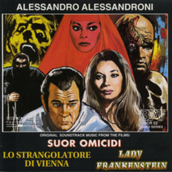 Suor Omicidi / Lo Strangolatore di Vienna / 	Lady Frankenstein サウンドトラック (Alessandro Alessandroni) - CDカバー