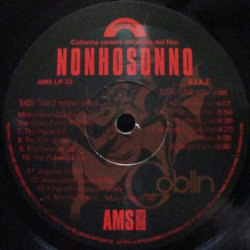 Non Ho Sonno サウンドトラック ( Goblin, Agostino Marangolo, Massimo Morante, Fabio Pignatelli, Claudio Simonetti) - CDインレイ