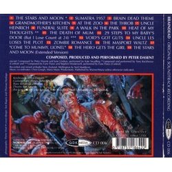 Braindead サウンドトラック (Peter Dasent) - CD裏表紙