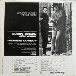 Midnight Cowboy Ścieżka dźwiękowa (Various Artists, John Barry) - Tylna strona okladki plyty CD