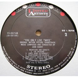 You Only Live Twice Soundtrack (John Barry) - CD-Inlay