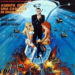 Agente 007: Una Cascata di Diamanti サウンドトラック (John Barry) - CDカバー