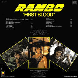 Rambo: First Blood サウンドトラック (Jerry Goldsmith) - CD裏表紙