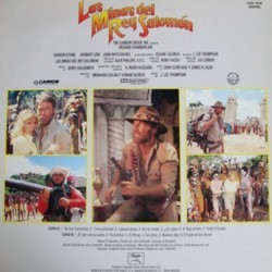 Las Minas del Rey Salomon Ścieżka dźwiękowa (Jerry Goldsmith) - Tylna strona okladki plyty CD