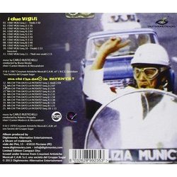 I Due Vigili / Ma chi t'ha Dato la Patente? Ścieżka dźwiękowa (Bruno Nicolai) - Tylna strona okladki plyty CD