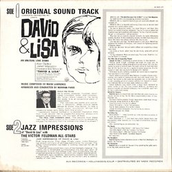 David & Lisa Soundtrack (Mark Lawrence, The Victor Feldman All-Stars) - CD Back cover