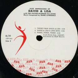 David & Lisa Bande Originale (Mark Lawrence, The Victor Feldman All-Stars) - cd-inlay