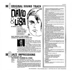 David & Lisa Colonna sonora (Mark Lawrence, The Victor Feldman All-Stars) - Copertina posteriore CD