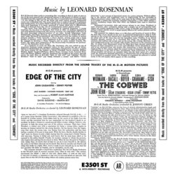 Edge of the City / The Cobweb Trilha sonora (Leonard Rosenman) - CD capa traseira