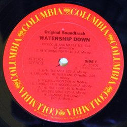 Watership Down Soundtrack (Angela Morley) - CD-Inlay