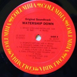 Watership Down Bande Originale (Angela Morley) - cd-inlay