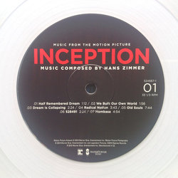 Inception サウンドトラック (Hans Zimmer) - CDインレイ