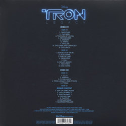 TRON: Legacy Colonna sonora (Daft Punk) - Copertina posteriore CD