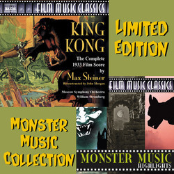 King Kong Colonna sonora (Wojciech Kilar, Frank Skinner, Max Steiner) - Copertina del CD