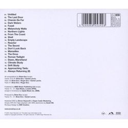 More Music for Films Soundtrack (Brian Eno) - CD Back cover