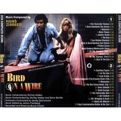 Bird on a Wire Soundtrack (Hans Zimmer) - CD Back cover