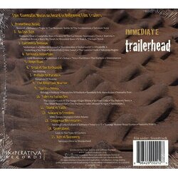 Trailerhead Soundtrack (Jeffrey Fayman, Yoav Goren,  Immediate) - CD Back cover