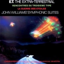 E.T. the Extra-Terrestrial / Reincontres du Troisieme Type / La Guerre des Etoiles Soundtrack (John Williams) - CD cover