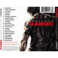 Rambo Colonna sonora (Brian Tyler) - Copertina posteriore CD