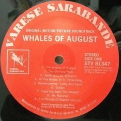 The Whales of August Ścieżka dźwiękowa (Alan Price) - wkład CD