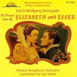 The Private Lives of Elizabeth and Essex Soundtrack (Erich Wolfgang Korngold) - CD-Cover