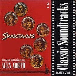 Spartacus, Vol.2 Colonna sonora (Alex North) - Copertina del CD