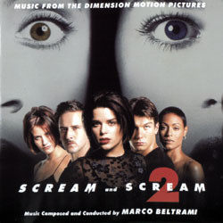 Scream and Scream 2 サウンドトラック (Marco Beltrami) - CDカバー