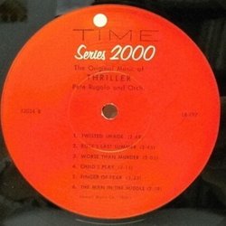 The Original Music of Thriller Ścieżka dźwiękowa (Sidney Fine, Jerry Goldsmith, William Lava, Pete Rugolo, Morton Stevens) - wkład CD