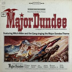 Major Dundee サウンドトラック (Daniele Amfitheatrof) - CDカバー