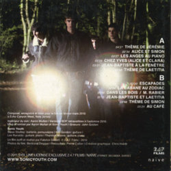 Simon Werner a disparu... Ścieżka dźwiękowa (Sonic Youth) - Tylna strona okladki plyty CD