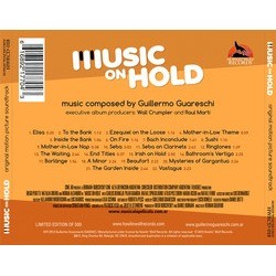 Music on hold サウンドトラック (Guillermo Guareschi) - CD裏表紙